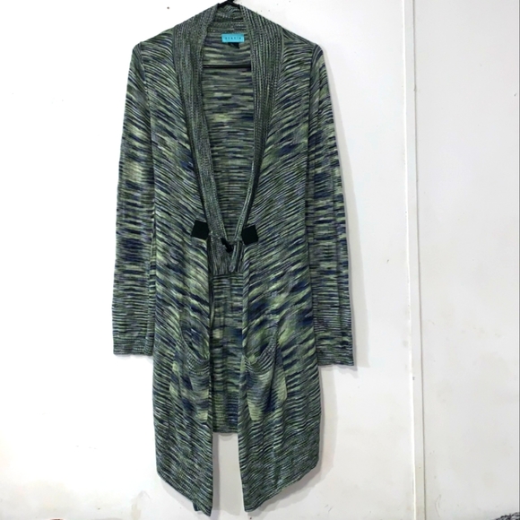 🎃- Anthropologie Stacia sz S Bamboo. (Lyocell) Cotton Blend Long Line Cardigan - Picture 1 of 10